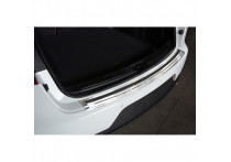 RVS Bumper beschermer passend voor 'Deluxe' Porsche Macan 2014- Chroom/Zwart Carbon
