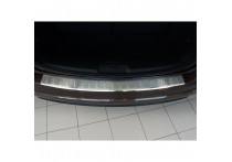 RVS Bumper beschermer passend voor Seat Alhambra II / Volkswagen Sharan II 2010- 'Ribs'