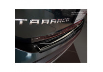 Zwart RVS Bumper beschermer passend voor Seat Tarraco 2019-