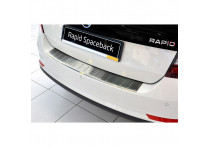 RVS Bumper beschermer passend voor Skoda Rapid Spaceback 2013- 'Ribs'
