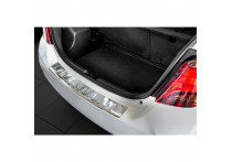 RVS Bumper beschermer passend voor Toyota Yaris III Facelift 2014- 'Ribs'