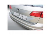 Bumper beschermer passend voor Volkswagen Golf VII Sportsvan 5/2014- 'Ribbed' 'Brushed 