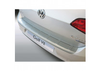 Bumper beschermer passend voor Volkswagen Golf VII 3/5 deurs 2013- 'Ribbed' 'Brushed Al