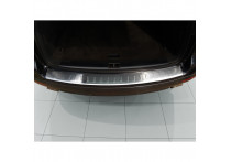 RVS Bumper beschermer passend voor Volkswagen Touareg 2007-2010 'Ribs'