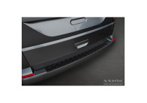 Matzwart Aluminium Bumper beschermer passend voor Volkswagen Transporter T6 2015- & FL 2019- (me
