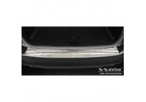 RVS Bumper beschermer passend voor Volvo V70 Facelift 2013- 'Ribs'