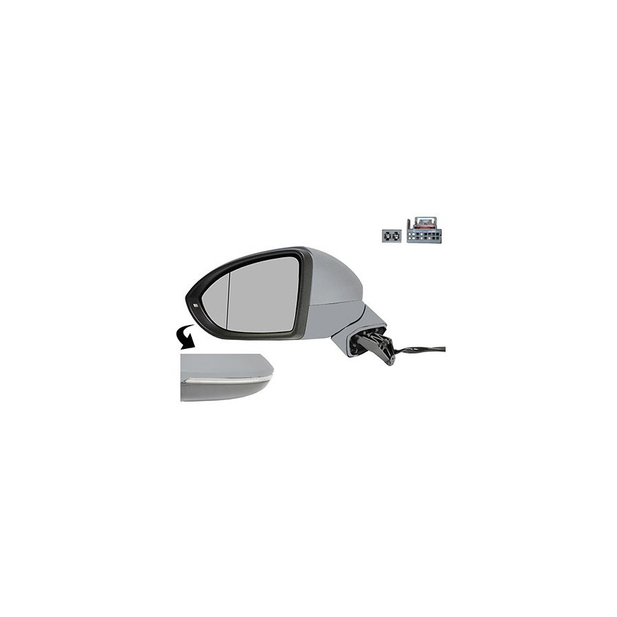 SPIEGELGLAS LINKS 2817831 Hagus voor o.a. IVECO