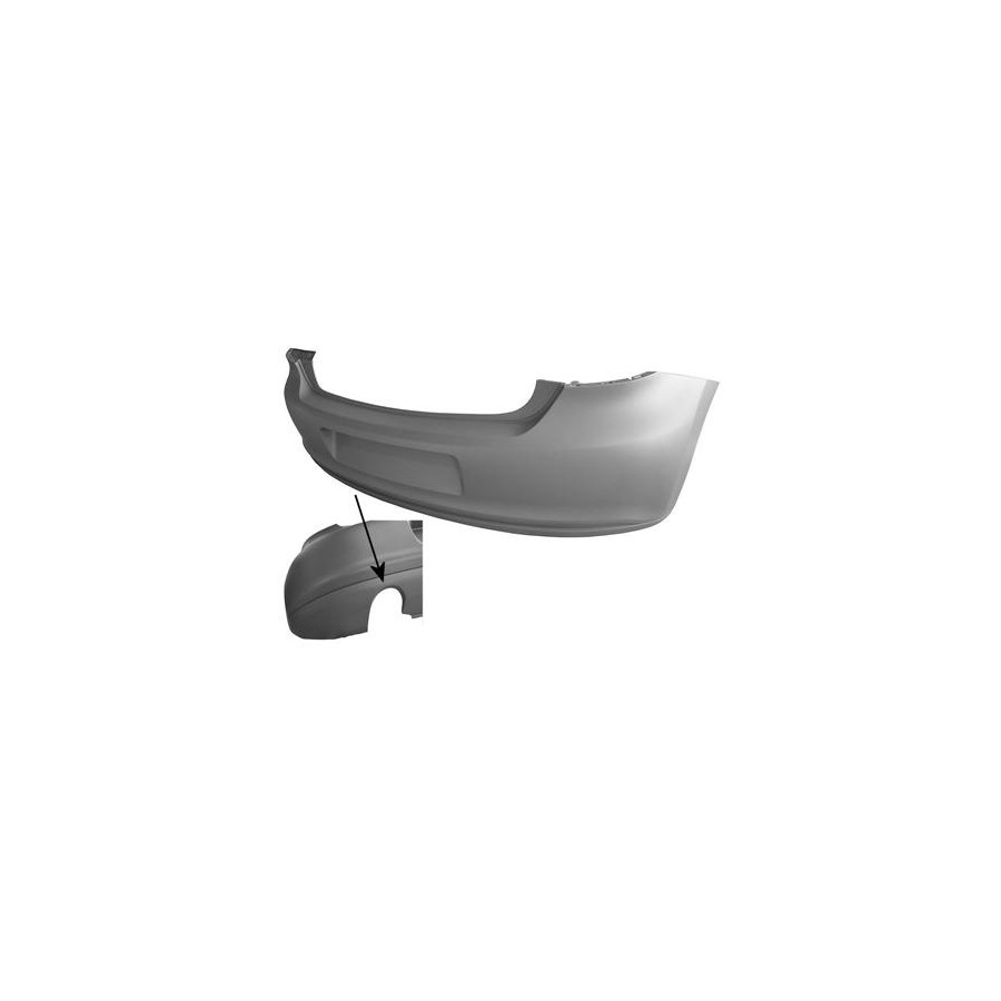 ACHTERBUMPER +SPORT zonder PDC-GATEN 5829546 Van Wezel voor o.a ...