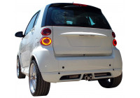 Achterbumperskirt MCC Smart ForTwo 4/2007- (ABS)