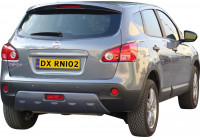 Achterbumperskirt (Skid Plate) Nissan Qashqai 2007-2013