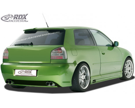Achterbumper Audi A3 8L 1996-2003 'SingleFrame' + Kentekenplaatuitsparing (GFK) Achterbumper Audi A3 8L 1996-2003 'SingleFrame' + Kentekenplaatuitsparing (GFK)