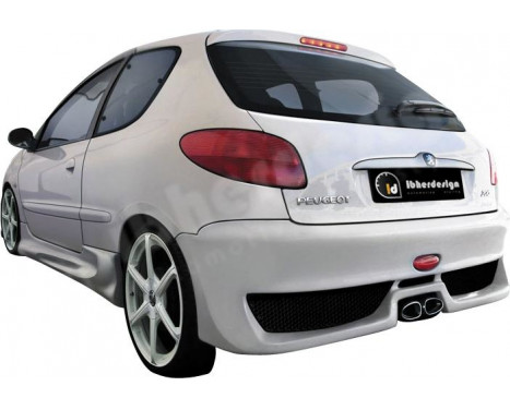 IBherdesign Achterbumper Peugeot 206 'MaxStyle' IBherdesign Achterbumper Peugeot 206 'MaxStyle'