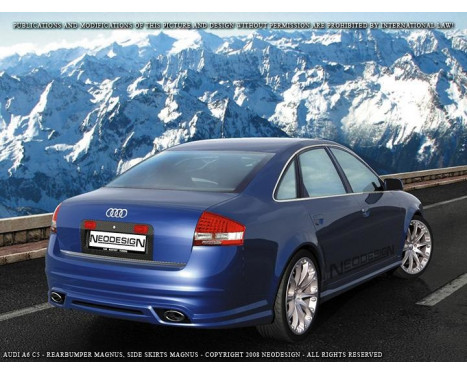 Neodesign Achterbumper Audi A6 Sedan 1997-2004 'Magnus 2', Thumbnail 2 Neodesign Achterbumper Audi A6 Sedan 1997-2004 'Magnus 2', Thumbnail 2