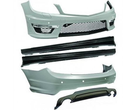 Bumperset Mercedes-Benz C-klasse (W204) C-63 look Bumperset Mercedes-Benz C-klasse (W204) C-63 look