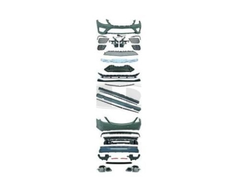 Bumperset Mercedes-Benz S-klasse W222 S65-Look Bumperset Mercedes-Benz S-klasse W222 S65-Look