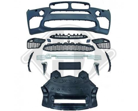 Voorbumperset BMW X5 (F15) X5M-look, Thumbnail 2 Voorbumperset BMW X5 (F15) X5M-look, Thumbnail 2