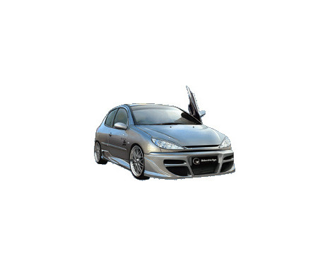 IBherdesign Voorbumper Peugeot 206 'Tekno' incl. gaas, Thumbnail 2 IBherdesign Voorbumper Peugeot 206 'Tekno' incl. gaas, Thumbnail 2
