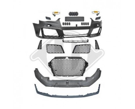 Voorbumper Audi A3 2012-2016 RS3-look Voorbumper Audi A3 2012-2016 RS3-look