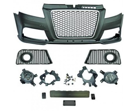 Voorbumper Audi A3 Lim./Sportb./Cabrio -RS3 Look, Thumbnail 2 Voorbumper Audi A3 Lim./Sportb./Cabrio -RS3 Look, Thumbnail 2