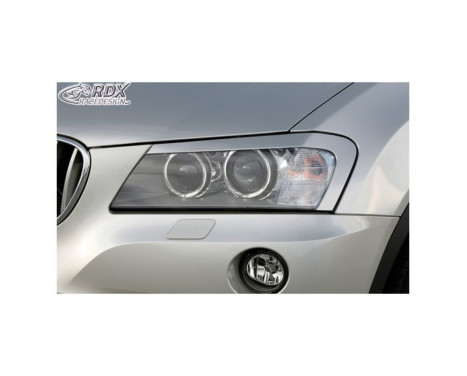 Koplampspoilers BMW X3 F25 2010-2014 (ABS) Koplampspoilers BMW X3 F25 2010-2014 (ABS)