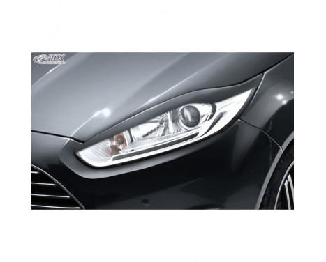 Koplampspoilers Ford Fiesta VI Facelift 2012-2017 (ABS) Koplampspoilers Ford Fiesta VI Facelift 2012-2017 (ABS)