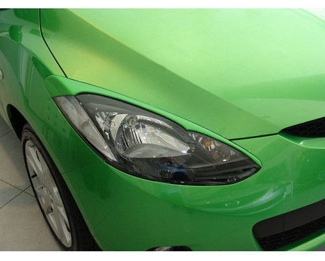 Koplampspoilers Mazda 2 2007- (ABS) Koplampspoilers Mazda 2 2007- (ABS)
