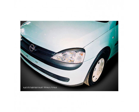 Koplampspoilers Opel Corsa C 2000-2006 (ABS) Koplampspoilers Opel Corsa C 2000-2006 (ABS)