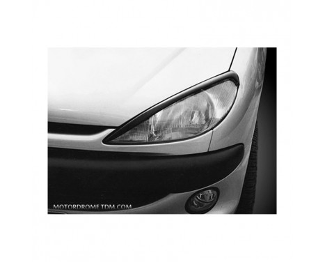 Koplampspoilers Peugeot 206 (ABS) Koplampspoilers Peugeot 206 (ABS)