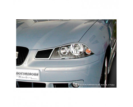 Koplampspoilers Seat Ibiza 6L 2002-2008 (ABS) Koplampspoilers Seat Ibiza 6L 2002-2008 (ABS)