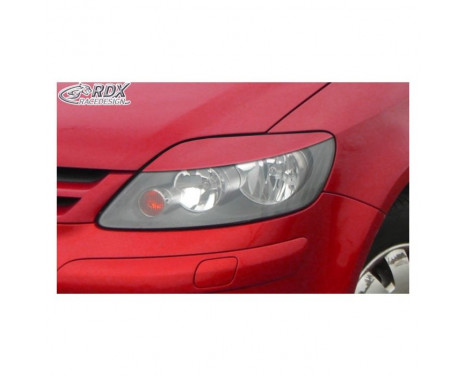 Koplampspoilers Volkswagen Golf V Plus 2005-2009 (ABS) Koplampspoilers Volkswagen Golf V Plus 2005-2009 (ABS)