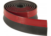 Easy-Lip Universele Voorspoiler/Sideskirt 225cm Zwart EPDM Rubber