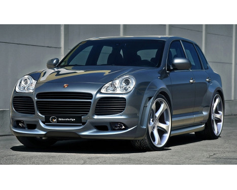 IBherdesign Voorspoiler Porsche Cayenne Turbo 2002-2006 'Ventus' IBherdesign Voorspoiler Porsche Cayenne Turbo 2002-2006 'Ventus'