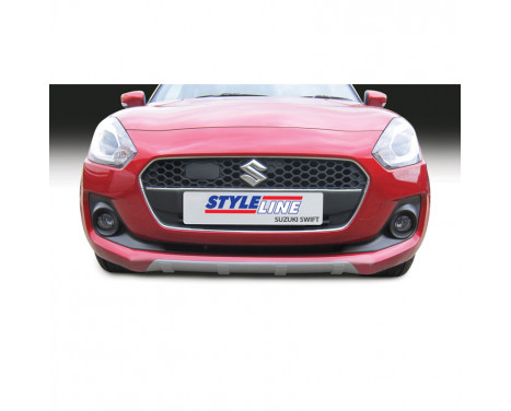 RGM Voorspoiler 'Skid-Plate' Suzuki Swift IV 5-deurs excl. Sport 5/2017- Zilver 'Ribbed' RGM Voorspoiler 'Skid-Plate' Suzuki Swift IV 5-deurs excl. Sport 5/2017- Zilver 'Ribbed'