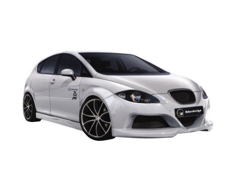 Voorspoiler Seat Leon 5F SC/5-deurs/ST 2013- excl. FR/Cupra (ABS zwart glanzend) Voorspoiler Seat Leon 5F SC/5-deurs/ST 2013- excl. FR/Cupra (ABS zwart glanzend)
