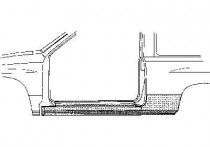 PLAATWERKDEEL Dorpel R  2-deurs