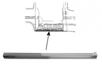 PLAATWERKDEEL Dorpel Zijlaad.R 122 cm