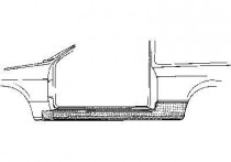 PLAATWERKDEEL VW PO/DER 81- DORPEL  2-deurs