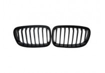 Glanzend zwarte Grills BMW 1-Serie F20/F21 2012-