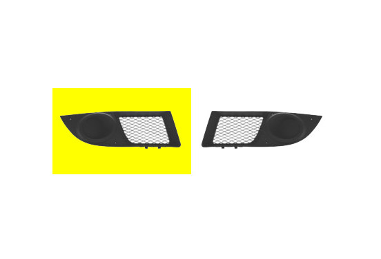 BUMPERGRILL RECHTS -m.lamp gat 05+