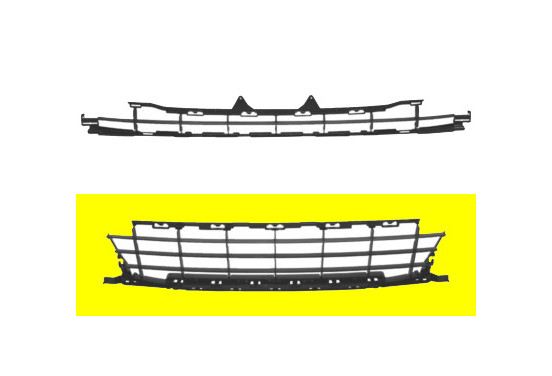 VOORBUMPERGRILL +SPORT Onder ZWART