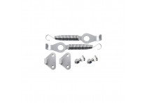 Simoni Racing Set universele motorkaphaken/-pins - RVS - Quick release