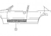 PLAATWERKDEEL ESCORT III 80-.DEURPL 4-deurs