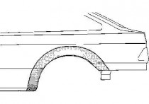 PLAATWERKDEEL SIERRA VAN -86 ACHTERWRAN