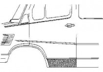 PLAATWERKDEEL MERCEDES L207D 407D.DEURPLAAT