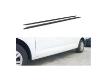 Set sideskirts passend voor Volkswagen Caddy V Box/MPV 2021- (ABS Glanzend zwart)