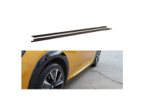 Set sideskirts V.2 passend voor Peugeot 208 II 2019- (ABS)