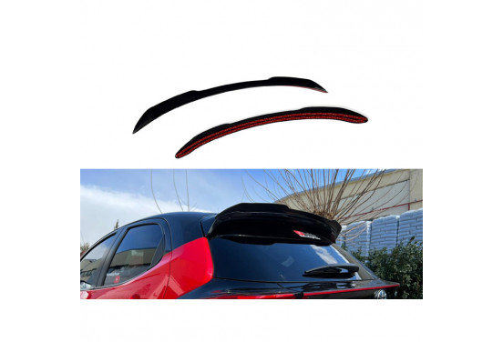 Dakspoiler (Spoiler Cap) passend voor Toyota Yaris (P21) 2020- (ABS Glanzend zwart)