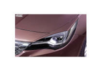 Koplampspoilers passend voor Opel Astra K HB 5-deurs/Sportstourer 2015-2021 (ABS)