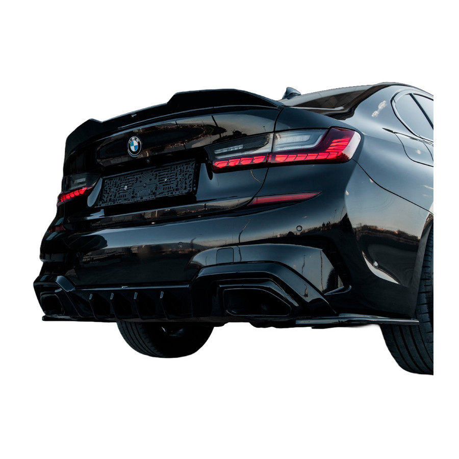 Diffuser BMW 3 Serie M Pakket G20 G21 M340i Look Glans Zwart | CPO41702