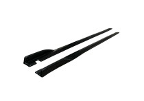 Oneway Set Sideskirts - Universeel - Lengte 190cm - Glanzend zwart